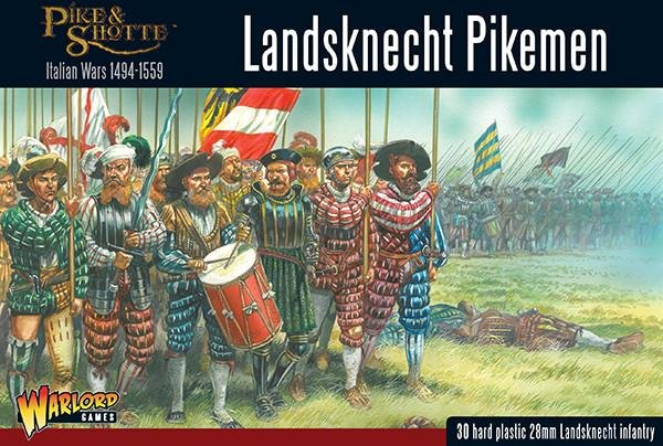 Landsknechts Pikemen  (T.O.S.) -  Warlord Games