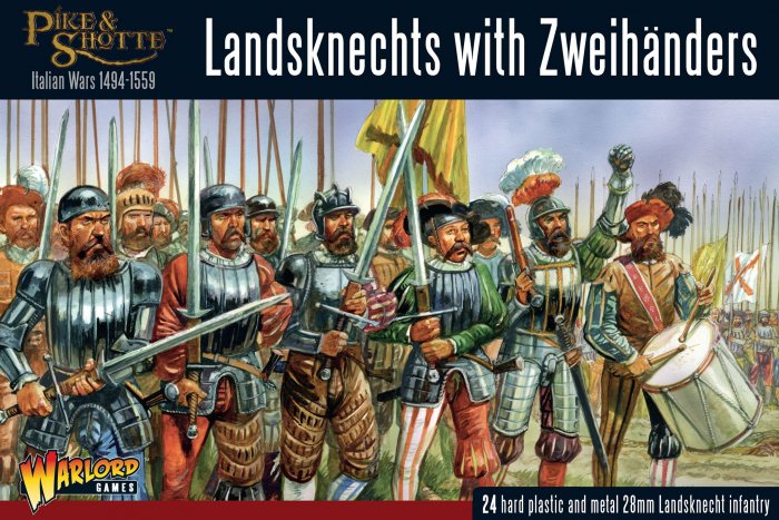 Landsknechts with Zweihanders (T.O.S.) -  Warlord Games