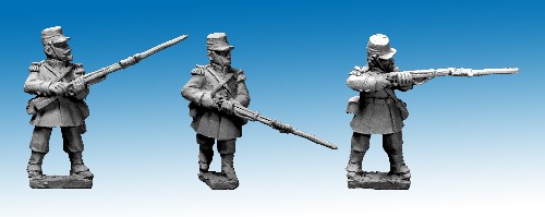 French Line Chasseur firing line