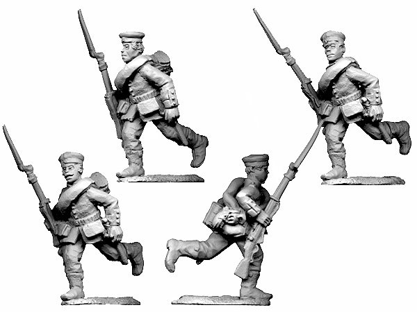 Prussian Line Infantry Charging (Feldmutze) 2