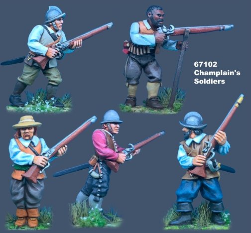 Champlain's French Soldiers