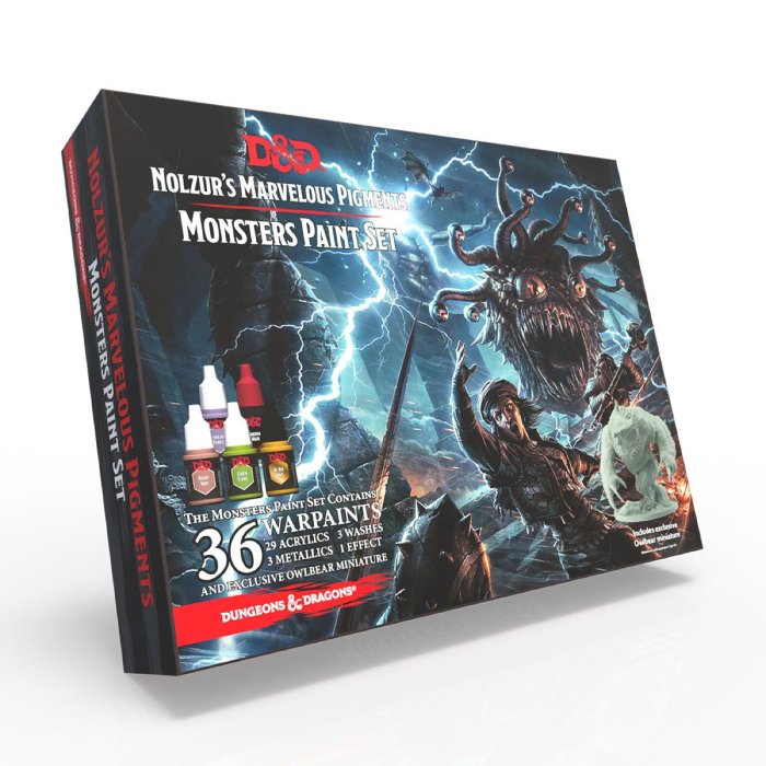 Monsters Paint Set