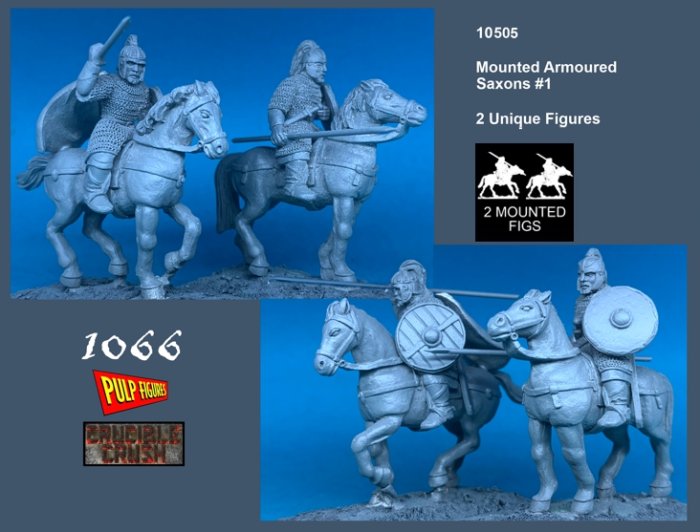 Mounted Armoured Saxon Warriors