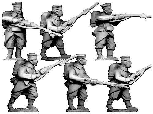 Grenadiers/ Infantry in Caps