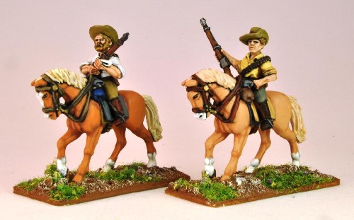 BSAC Mounted Troopers armed with rifles