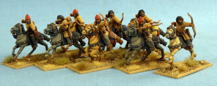 Sassanid Mounted Warriors with Bows
