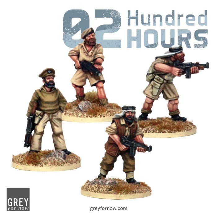 02 Hundred Hours LRDG / SAS Reinforcements -  Grey for Now