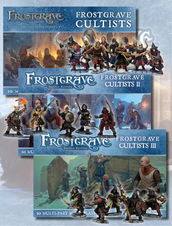 Frostgrave Cultist Plastic Bundle (Preorder)