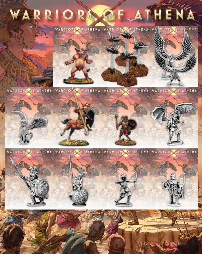 Warriors of Athena: Wave 1 Miniatures Deal.