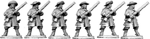 Dismounted Dragoons in Hat at Ready