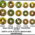 Photo of Dwarf Shield Transfers 2 (DWARF(NS)2)