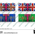 Photo of British Highland Division Infantry Flags (Sheet 1 of 4) (BRC018)