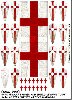 Photo of Templar (Milites Christi) Banner and Shield Transfers (LBMS SAGA SMO 99a)
