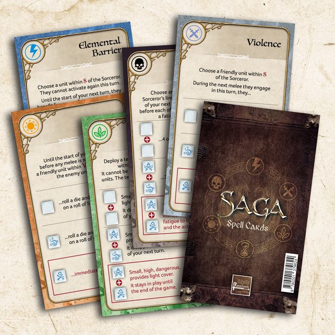 Saga: Age of Magic Spell Cards
