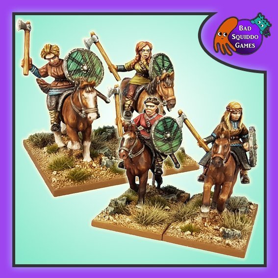 Mounted Shieldmaiden Warriors