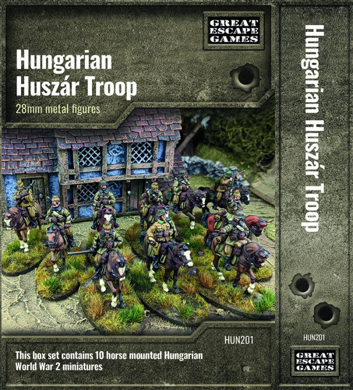 Mounted Hungarian Huszar Troop