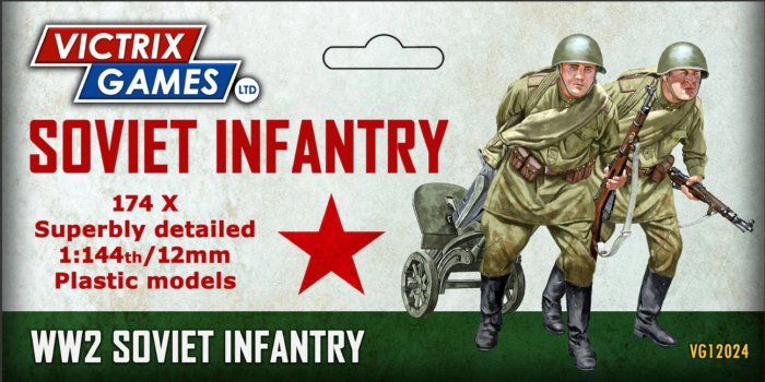 12mm Late War Soviet Infantry and Heavy Weapons