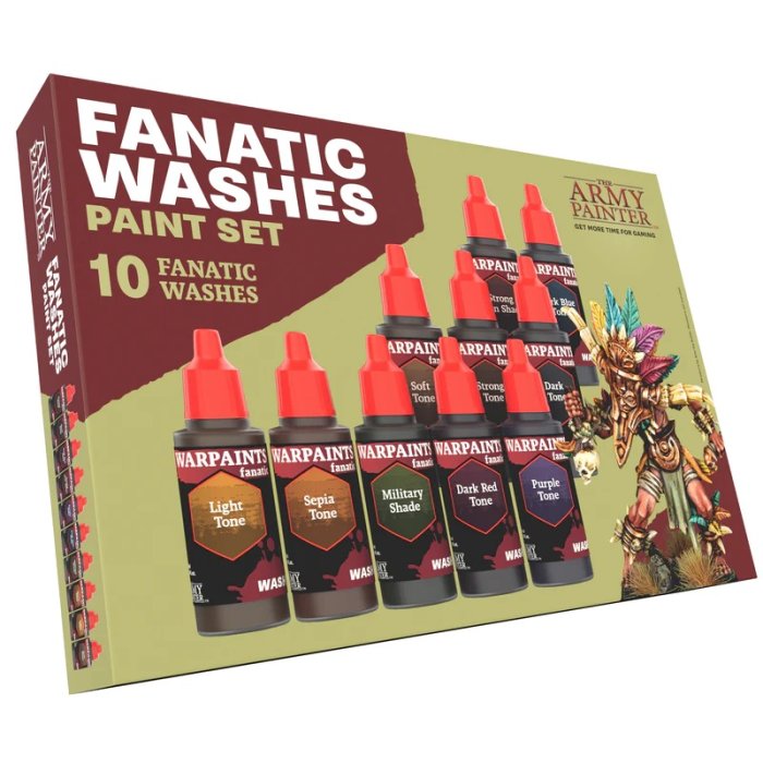 Warpaints Fanatic Washes Paint Set -  Army Painter