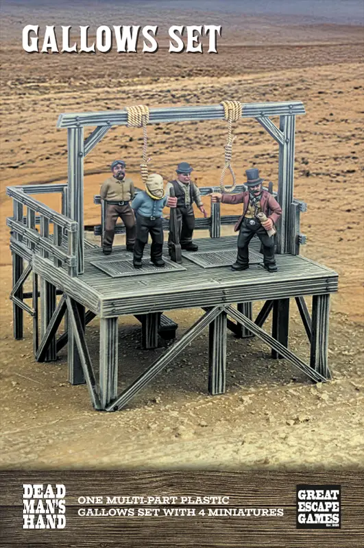 Dead Man's Hand Plastic Gallows