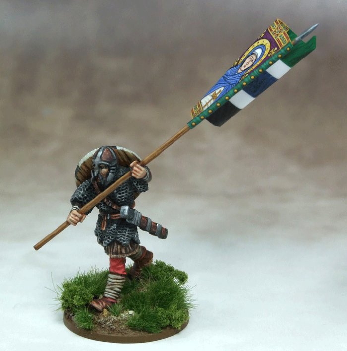 Anglo-Saxon War Banner & Bearer