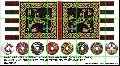 Photo of Dark Age Celt banner and shield (LBMS SAGA008)