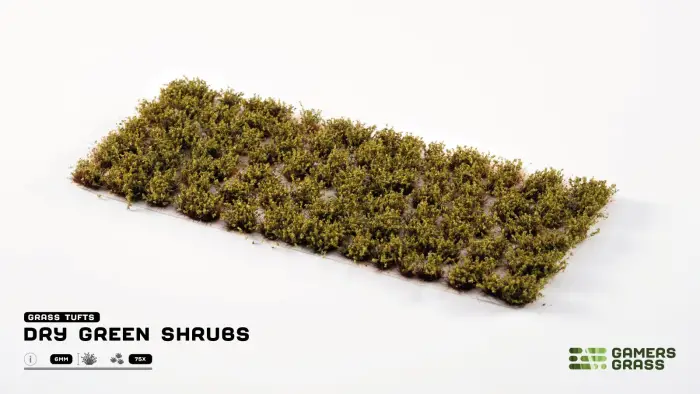 Dry Green Shrubs