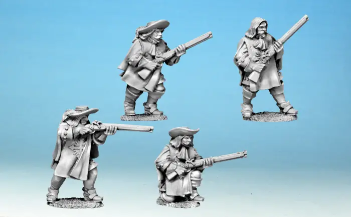 The King's Musketeers Firing.