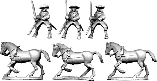 Cavalry in Buff Coat with Carbine