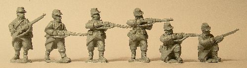 French Infantry Skirmishing in Light Equipment