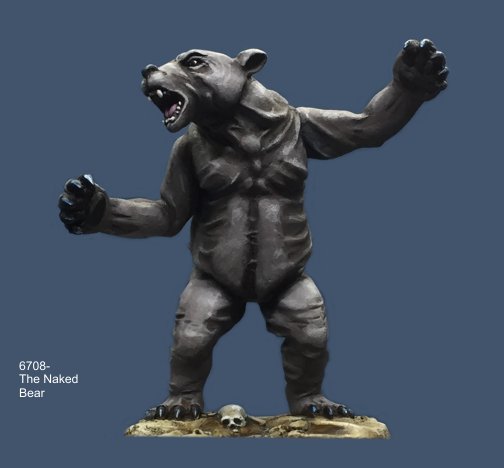 The Naked Bear Spirit Creature