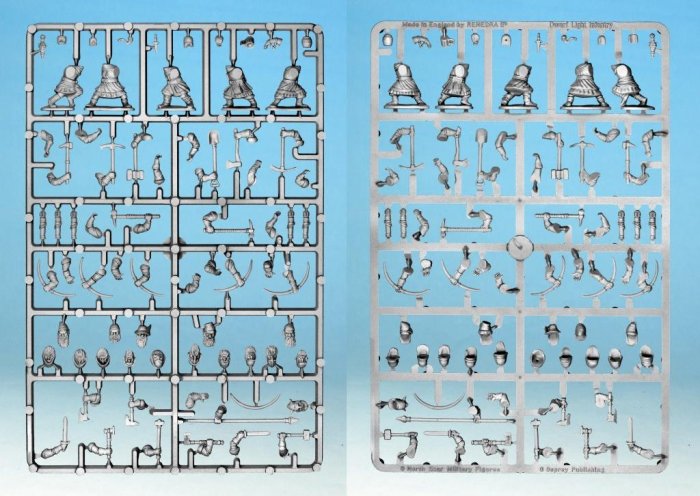 Dwarf Light Infantry-Single Frame