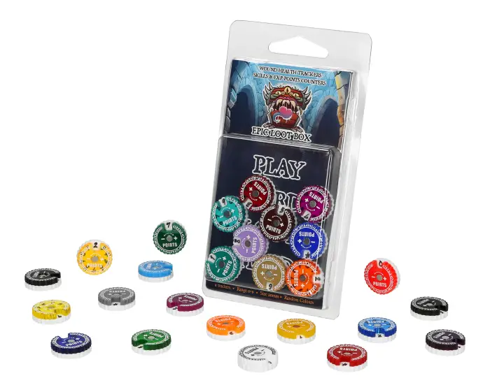  Trackers / Counters 20mm 0-9 Runic (9 Trackers per package)
