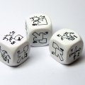 Photo of Open Combat specialist dice - White (OC-WHT-DICE)