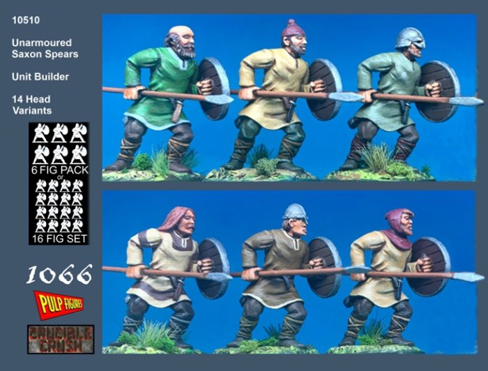 Unarmoured Saxon Spears Unit Builder