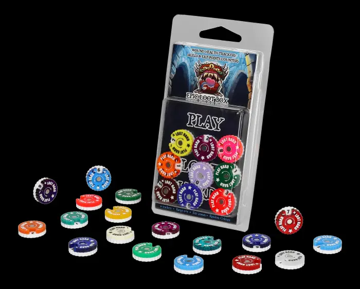 Trackers / Counters 25mm 0-9 (7 Trackers per package)