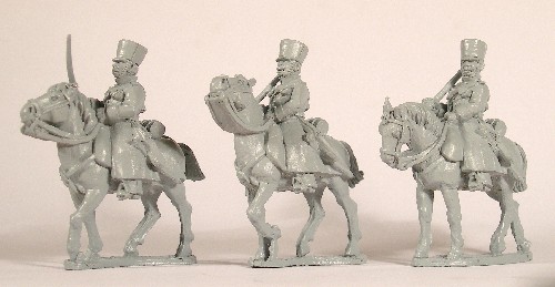 Russian Hussars in shakos