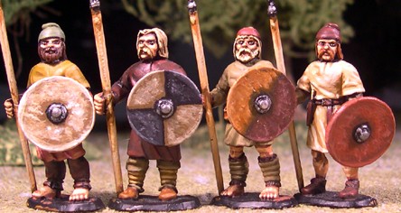 Anglo-Saxon Geburs – Spears & Shield (Levy) 