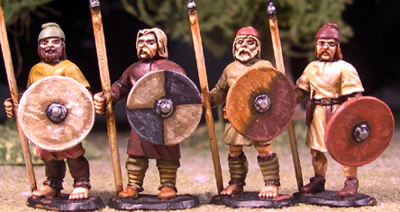 Anglo-Saxon Geburs  Spears & Shield (Levy) 