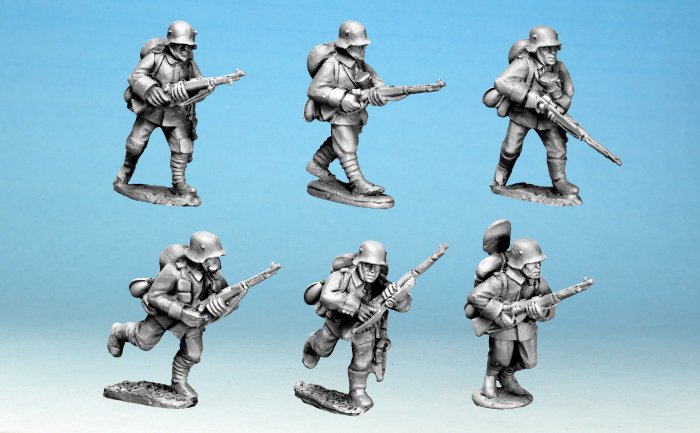 German Infantry in Assault Packs