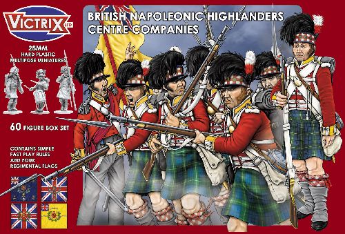 Napoleonic Highland Infantry Centre Companies.