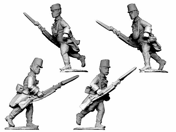 Hungarian Infantry Running, Light Kit