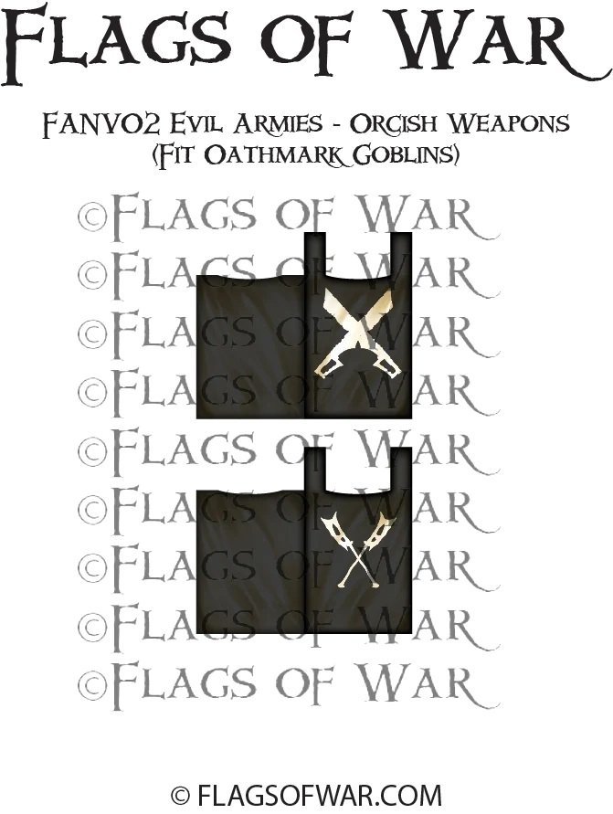 EVIL ARMIES - ORCISH WEAPONS