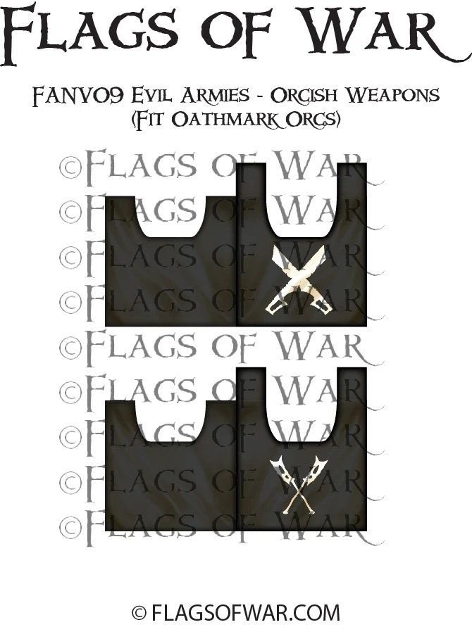 EVIL ARMIES - ORCISH WEAPONS