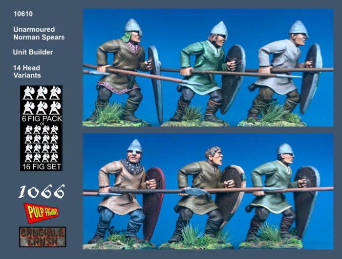Unarmoured Norman Spears Unit Builder