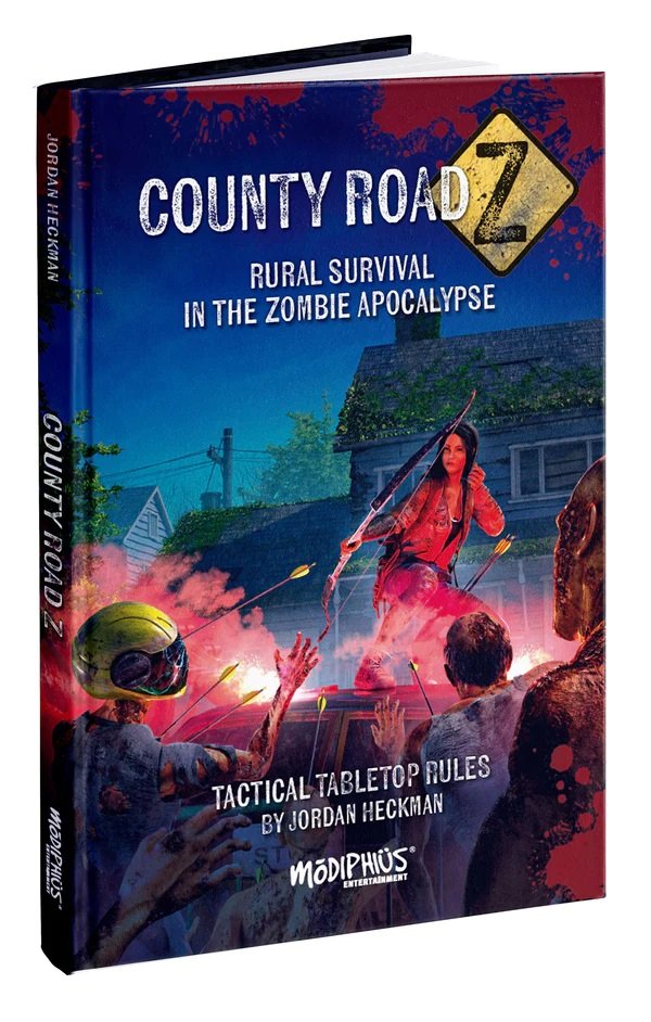 County Road Z Core Rulebook - Solo Zombie Wargaming - Modiphius Entertainment