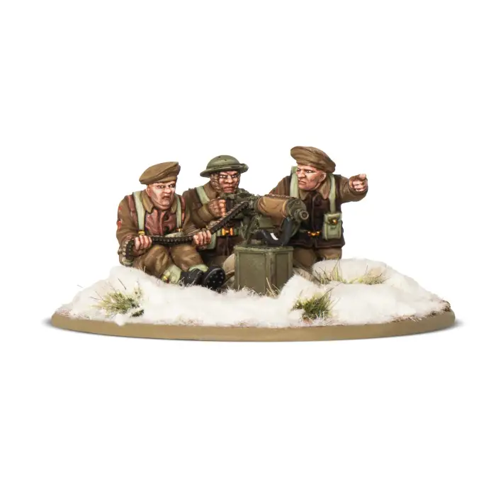 British & Canadian infantry (winter) medium machine gun team