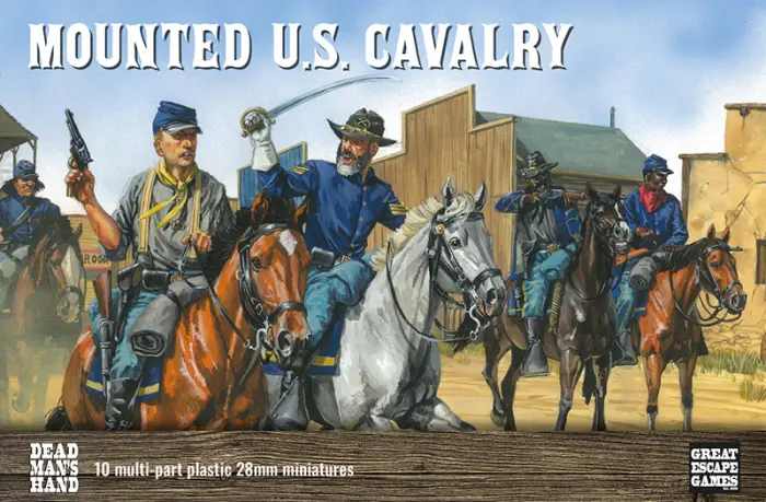 Dead Man’s Hand Plastic Mounted US Cavalry
