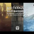 Photo of Jon Hodgson Sci-Fi Backdrops (A4) (BP-HNW1401)