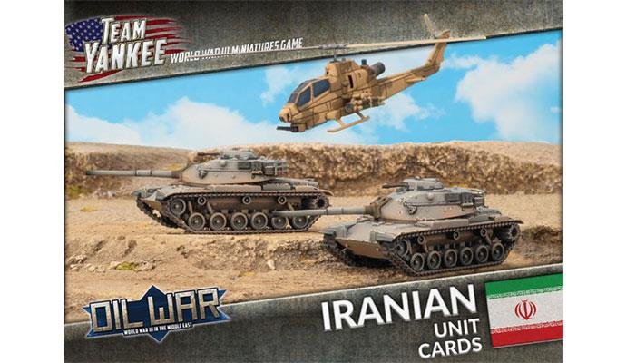 Team Yankee - Iranian Unit Cards