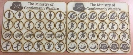 Markers for The Ministry of Gentlemanly Warfare